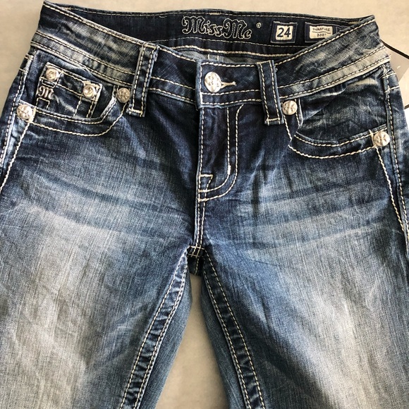 🆕⭐️ MISS ME Signature Bootcut Angel Wings • NWT - Picture 8 of 8